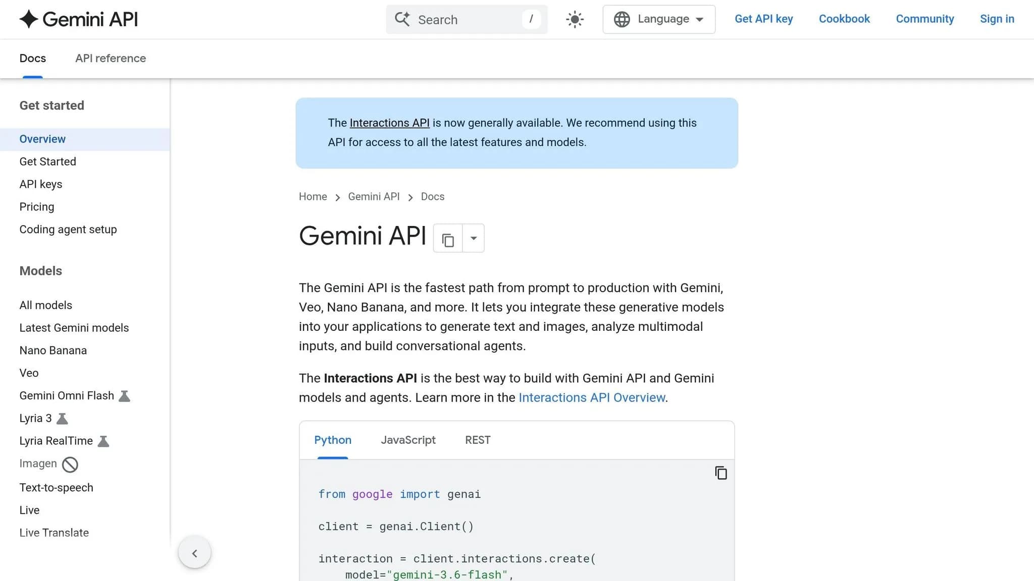 Gemini API