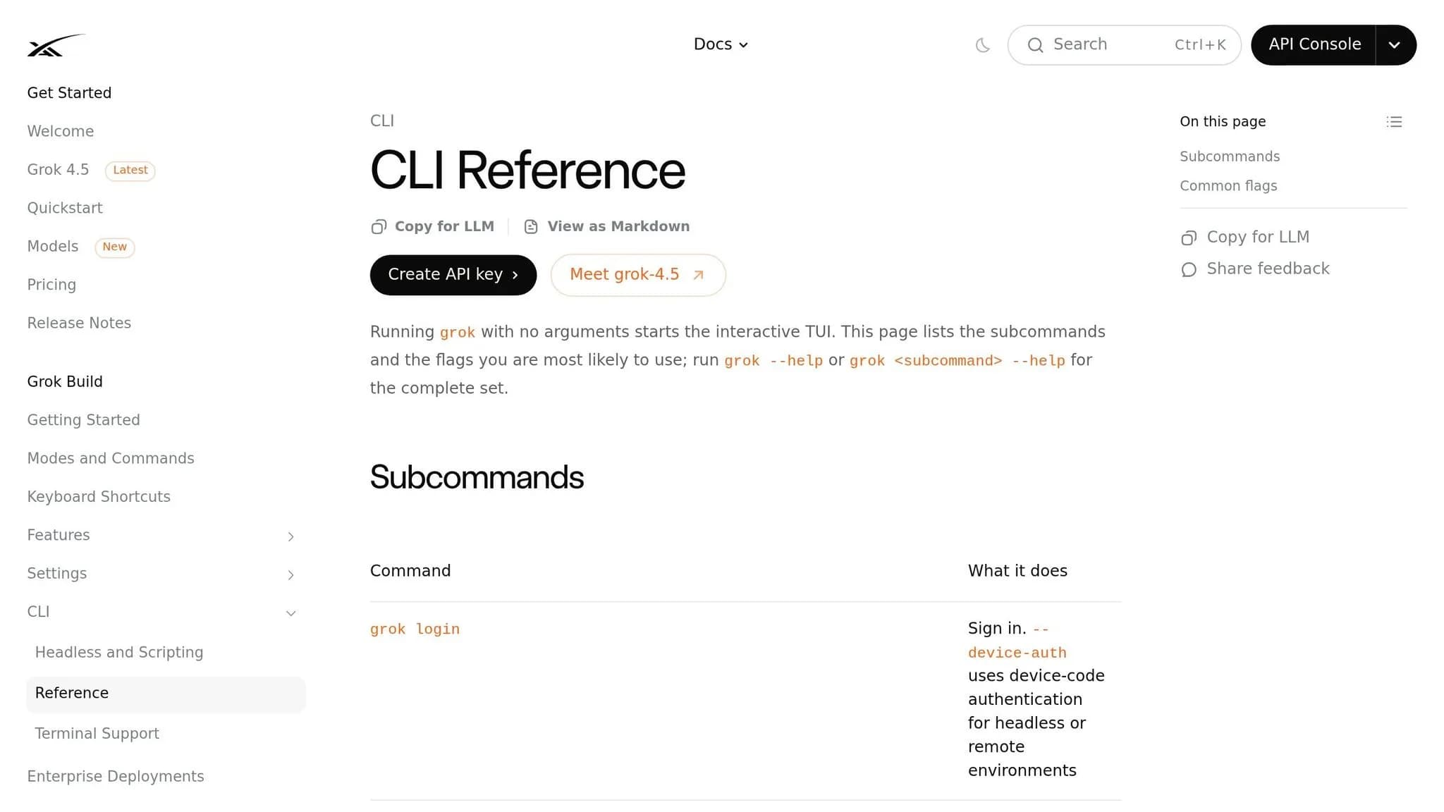 xAI CLI