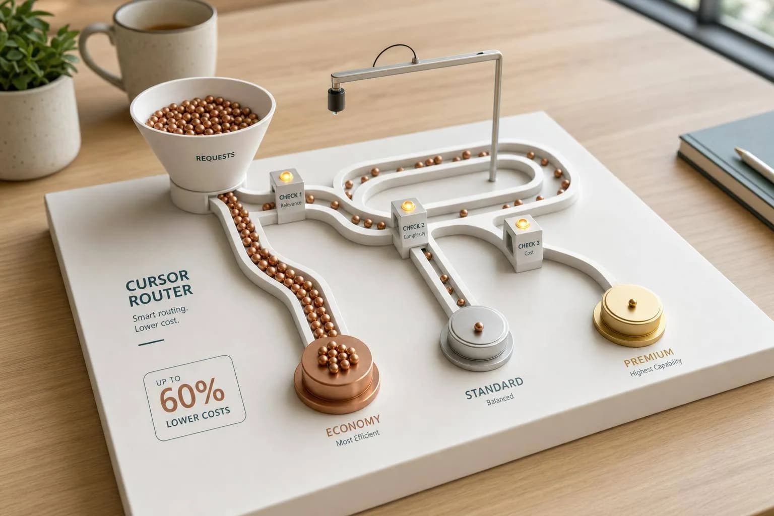 Cursor Router: AI 모델 비용을 60% 줄이는 방법
