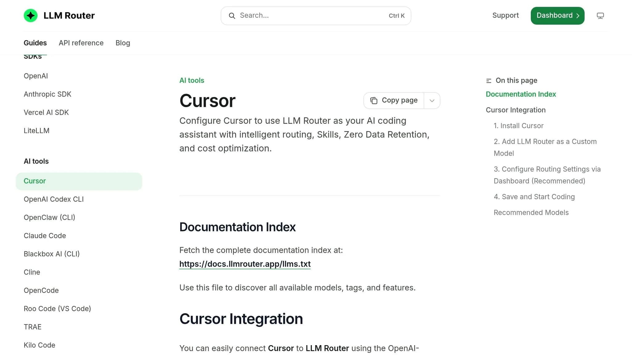Cursor Router