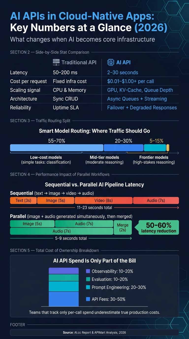AI API 대 전통 API: 2026년 핵심 지표와 아키텍처 변화