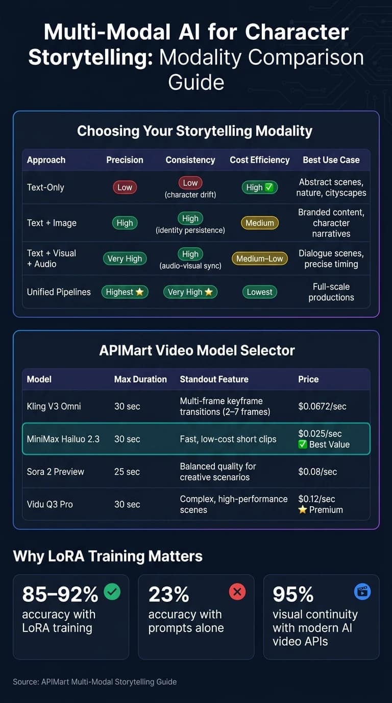 Multi-Modal AI Video Models Compared: Cost, Duration & Features