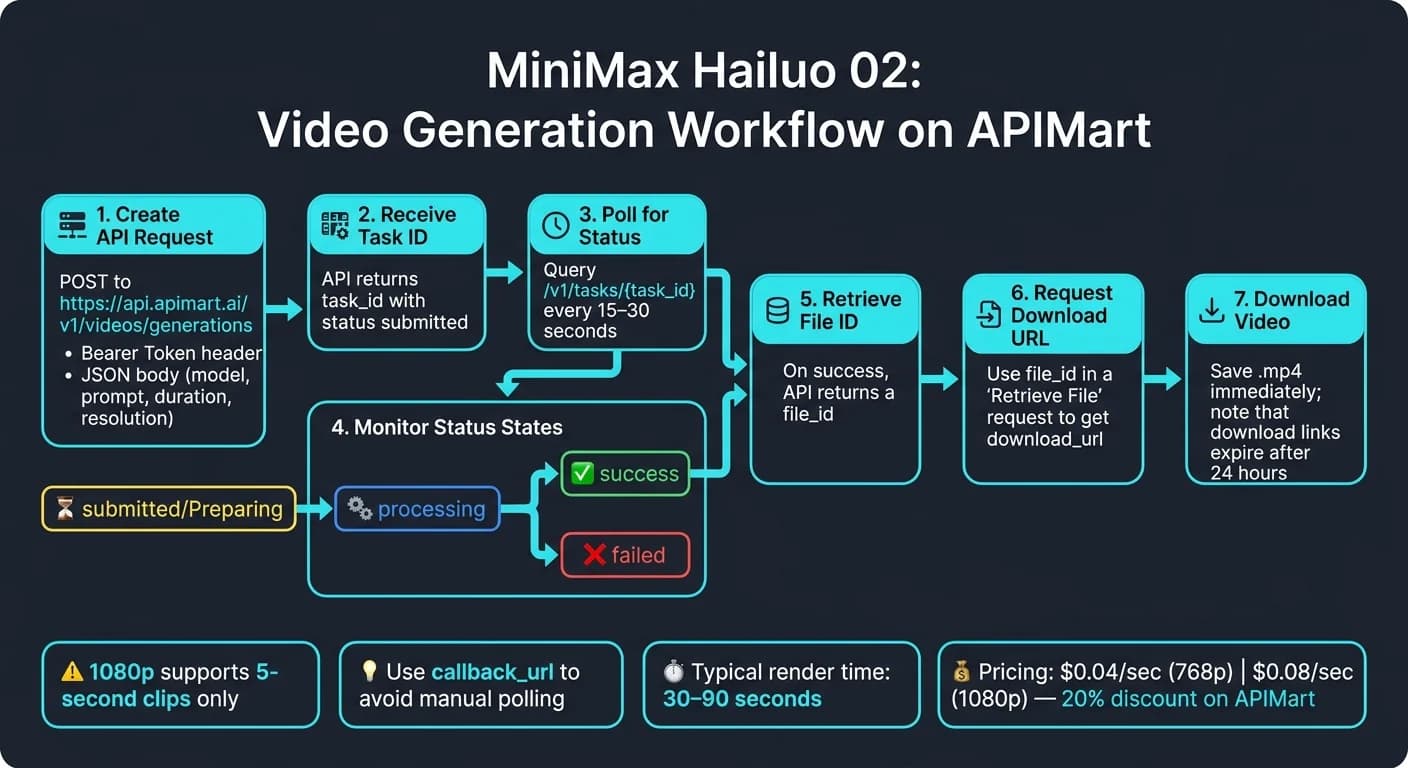 MiniMax Hailuo 02: Video Generation Workflow on GccAi