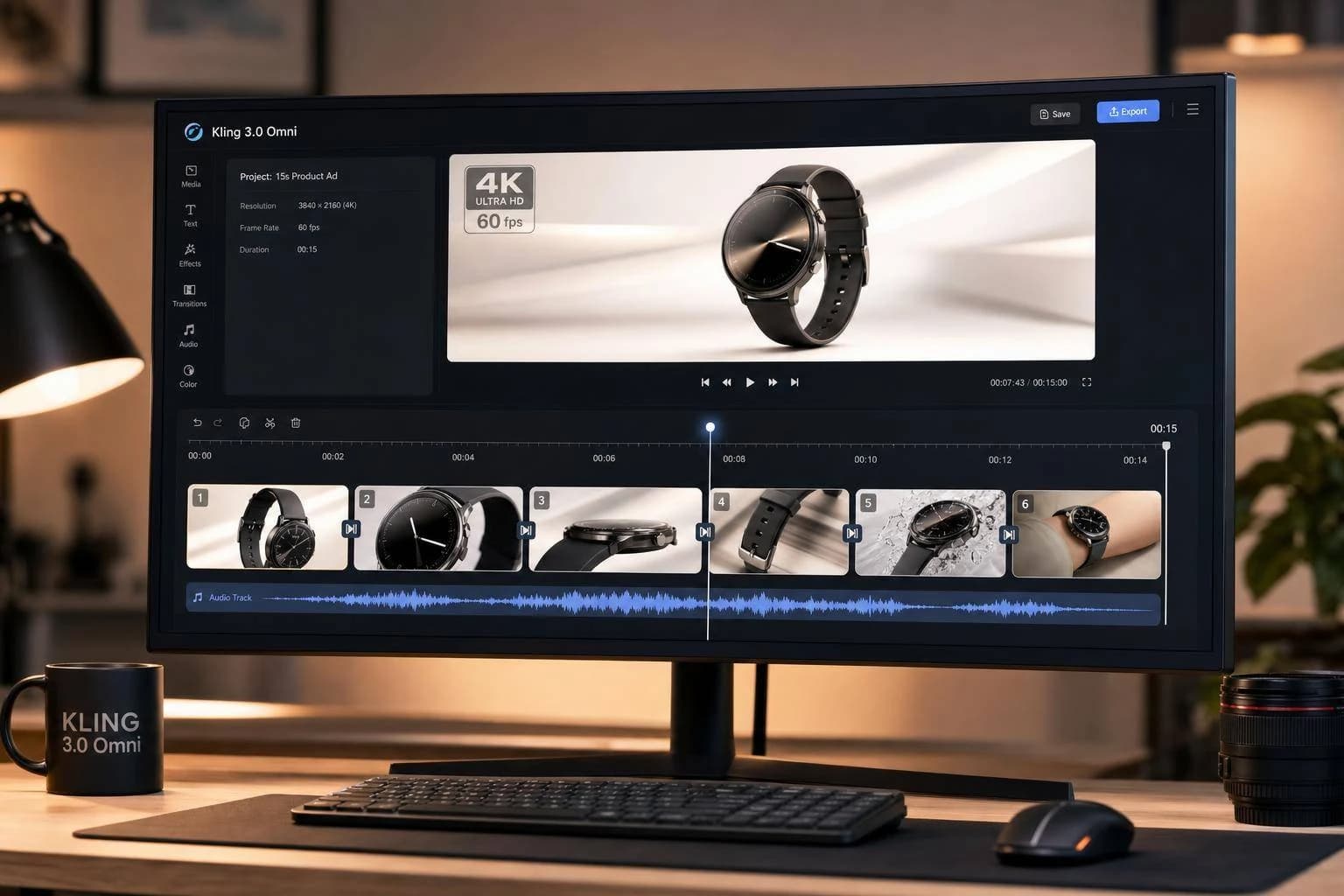 Kling 3.0 Omni: 4K 영상, 편집 및 15초 클립