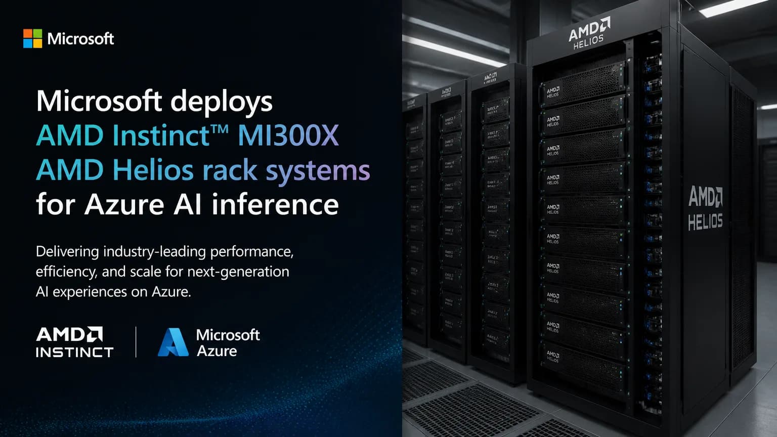 Microsoft добавляет AMD Helios в инференс Azure AI