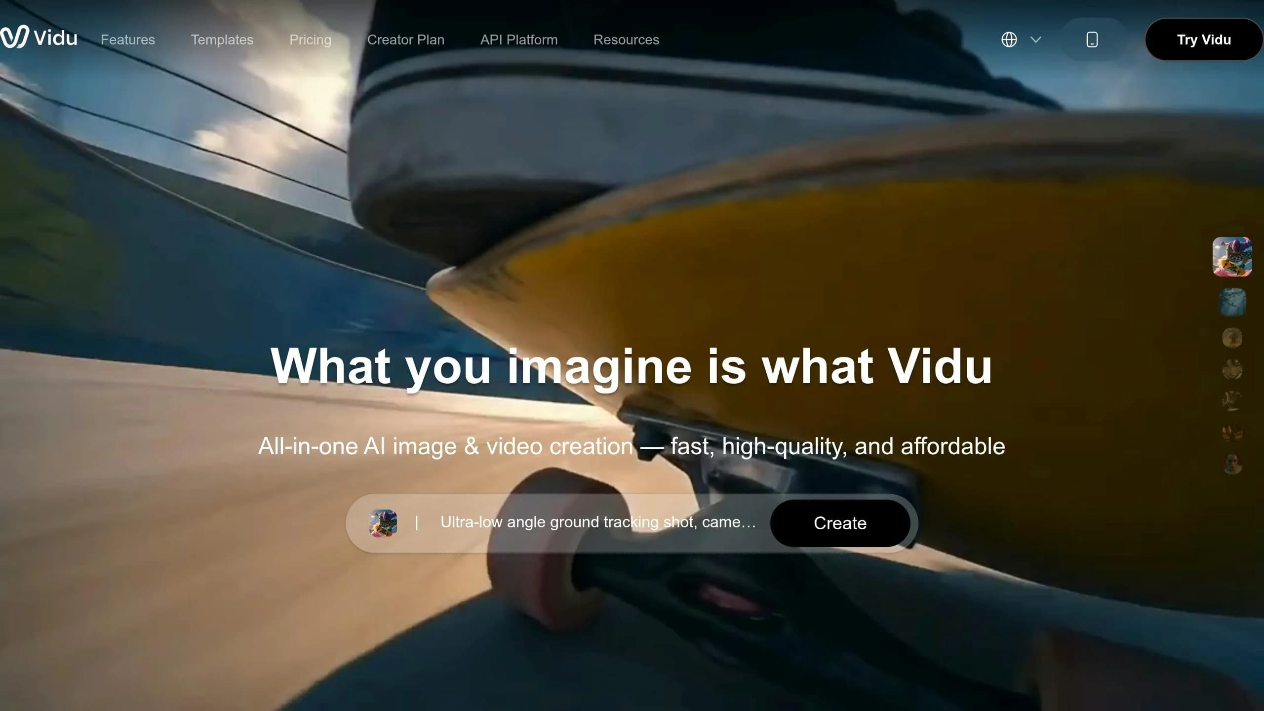 Vidu Q3 Pro generating 1080p video with integrated audio and Smart Cuts