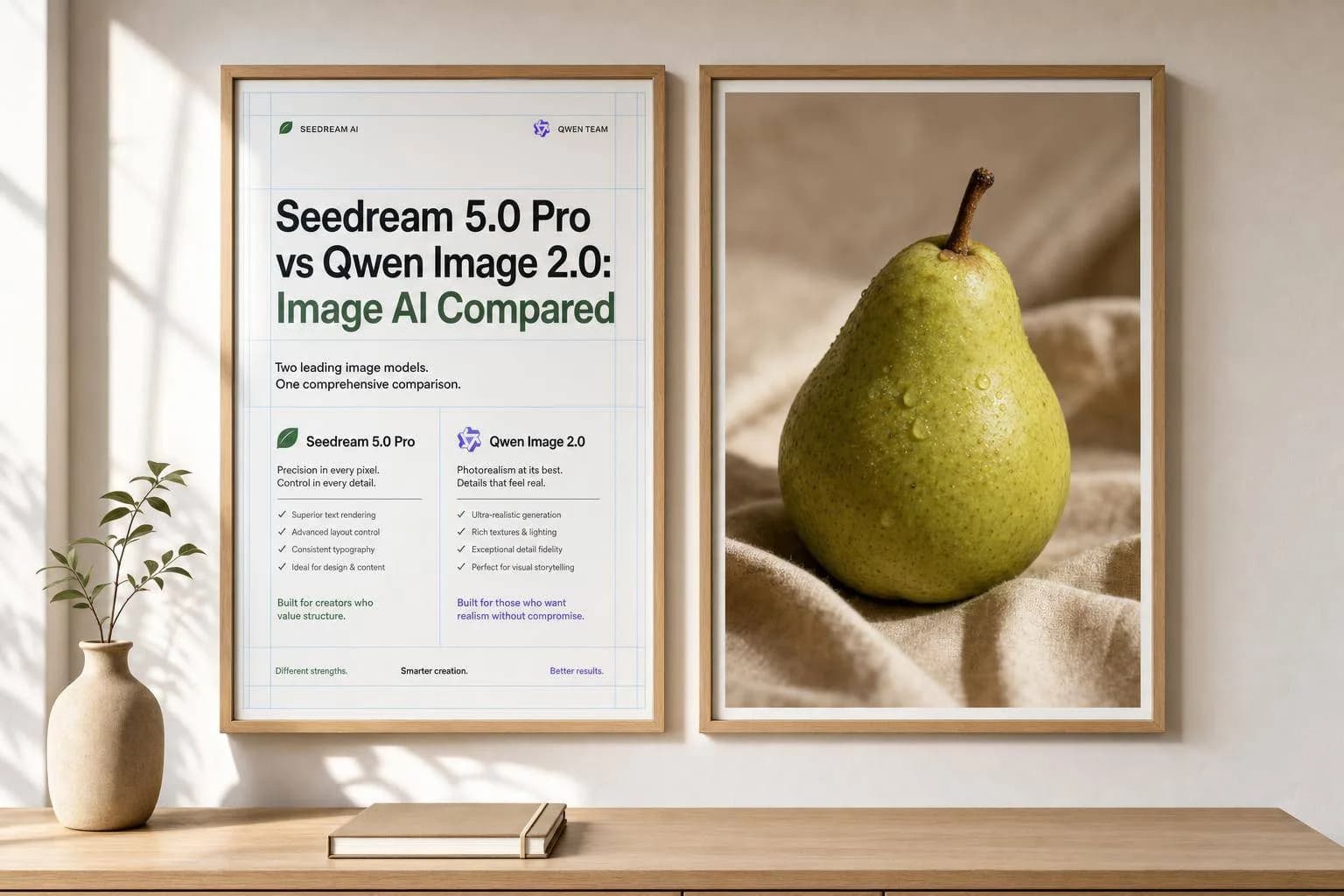 Seedream 5.0 Pro против Qwen Image 2.0 — сравнение