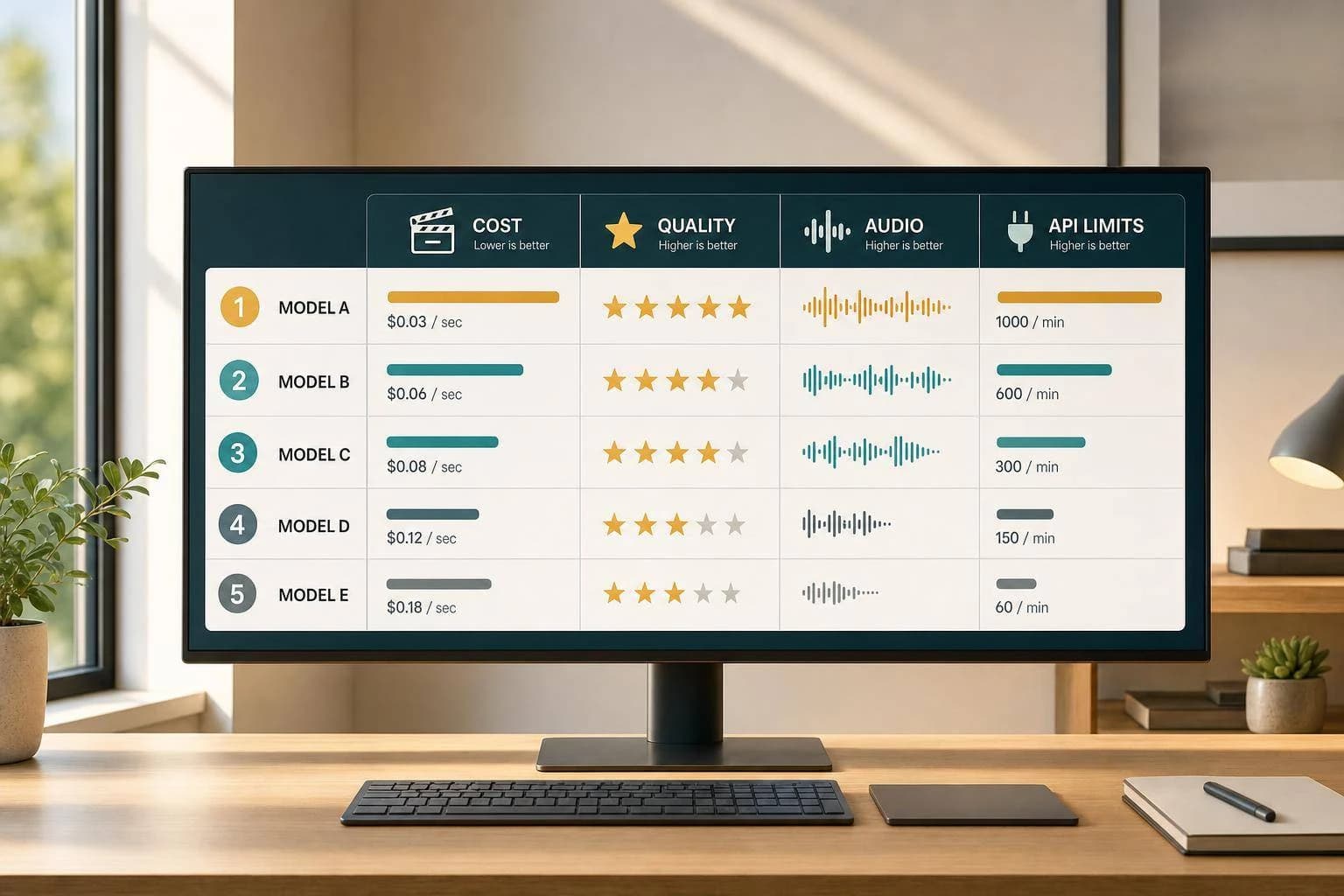 Top AI Video Models 2026: Pricing & API Compared
