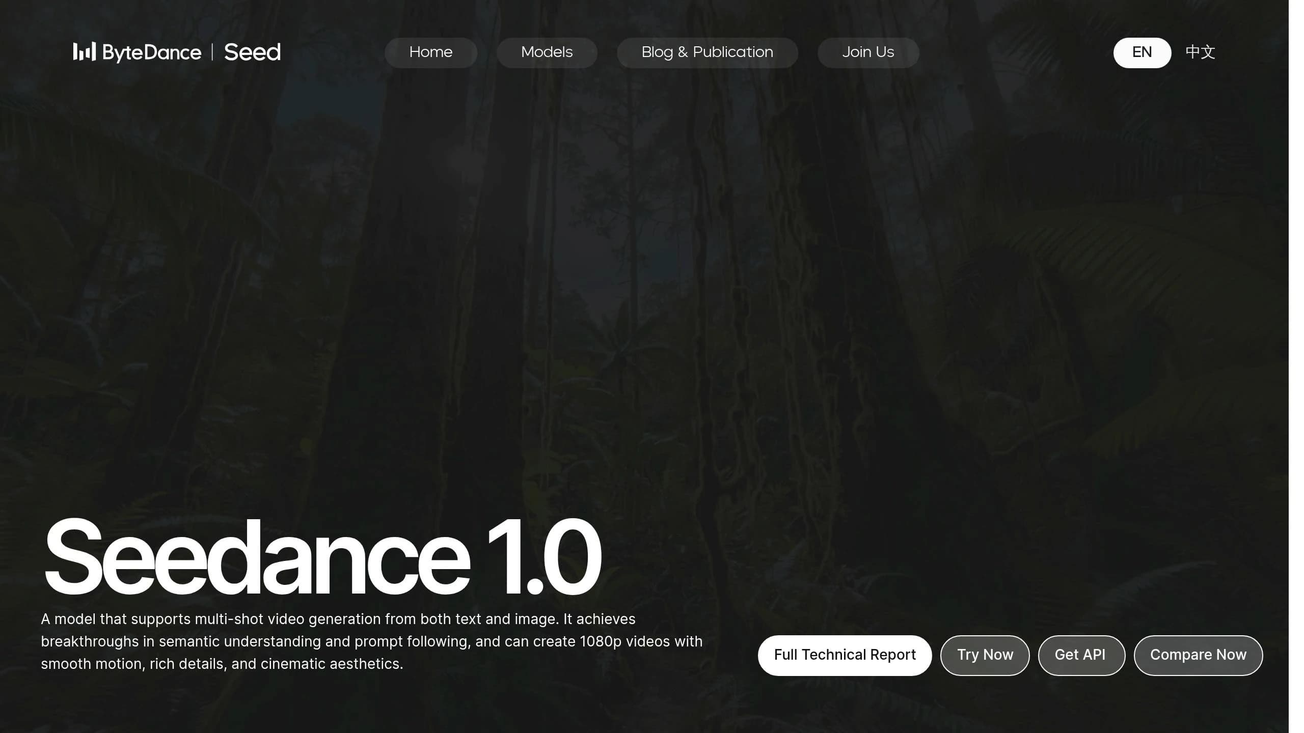 Seedance 1.0 Pro video model by ByteDance