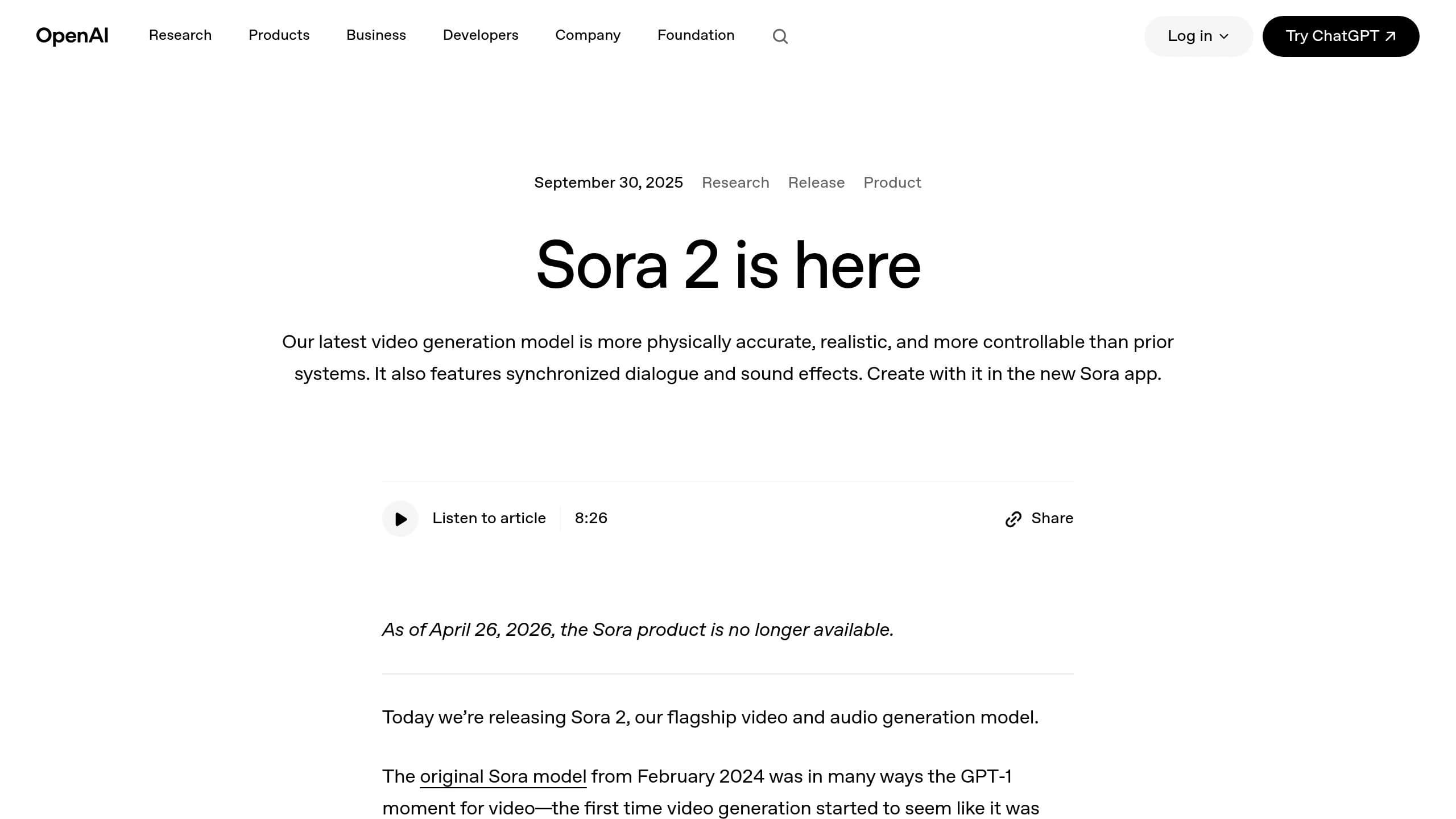 물리 기반의 영화적 Sora 2 AI 비디오 생성
